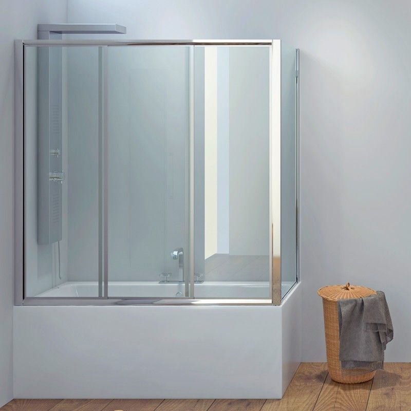Box doccia per vasca angolare: 140x70cm - Offerta
