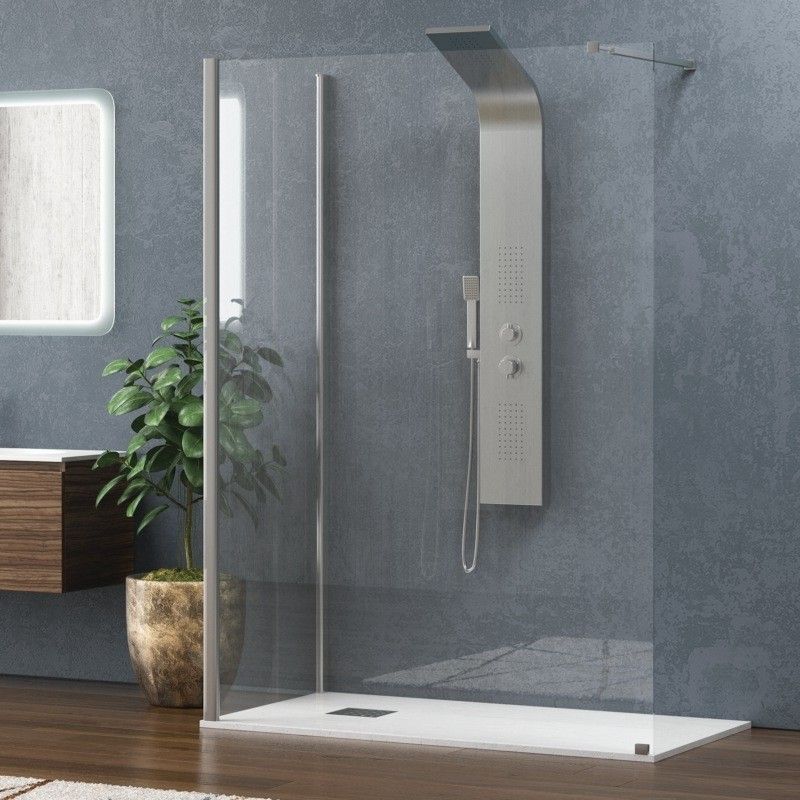 Acquista Supporto per base doccia in alluminio Staffa regolabile per  supporto per soffione doccia a parete