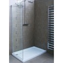 Parete In Vetro Per Box Doccia.Walk In Cristallo Doccia 80cm Guarda Prezzo 50 Kamalubagno It