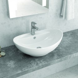 Lavabo ovale 59 da appoggio LIL4B59001 - Bagno Italiano